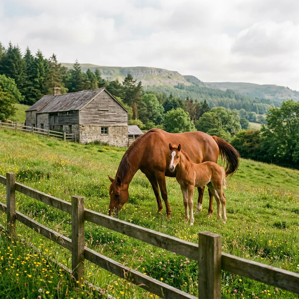 Élevage de chevaux, Le Pied à l'Étrier, Saint-Julien-Mont-Denis