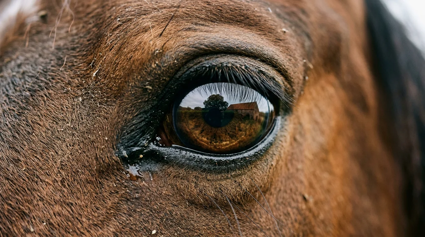 Un regard de cheval, Le Pied à l'Étrier, Saint-Julien-Mont-Denis