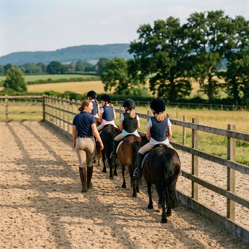 Cours de poney à Saint-Julien-Mont-Denis, Savoie